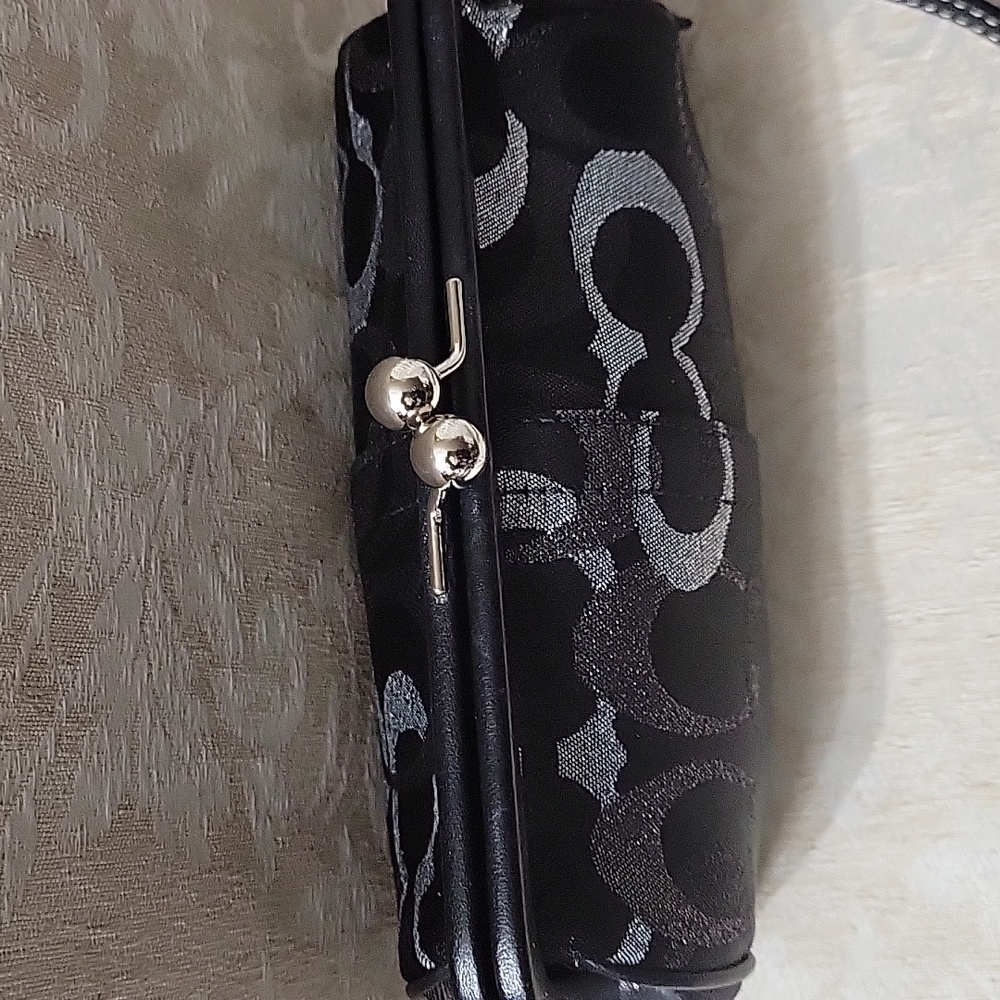 Coach Optic Mini 2007 Signature C Kisslock Wristlet View 6